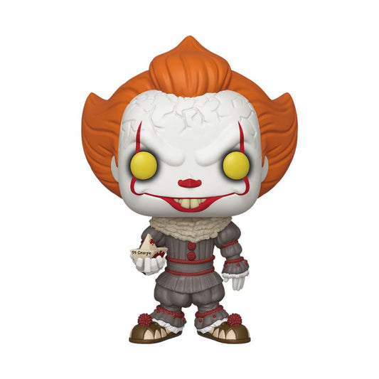 Stephen Kings Es 2 Super Sized POP! Vinyl Figur Pennywise w/ Boat 25 cm