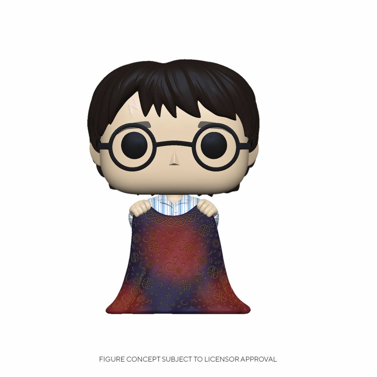 Harry Potter POP! Movies Vinyl Figur Harry w/Invisibility Cloak 9 cm