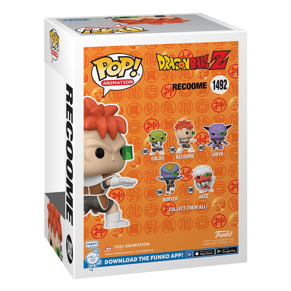 Dragon Ball Z POP! Animation Vinyl Figur Recoome 9 cm