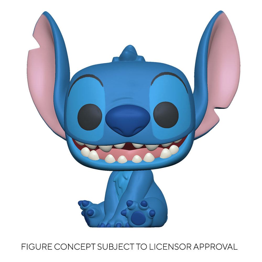 Lilo & Stitch POP! Disney Vinyl Figur Smiling Seated Stitch 9 cm