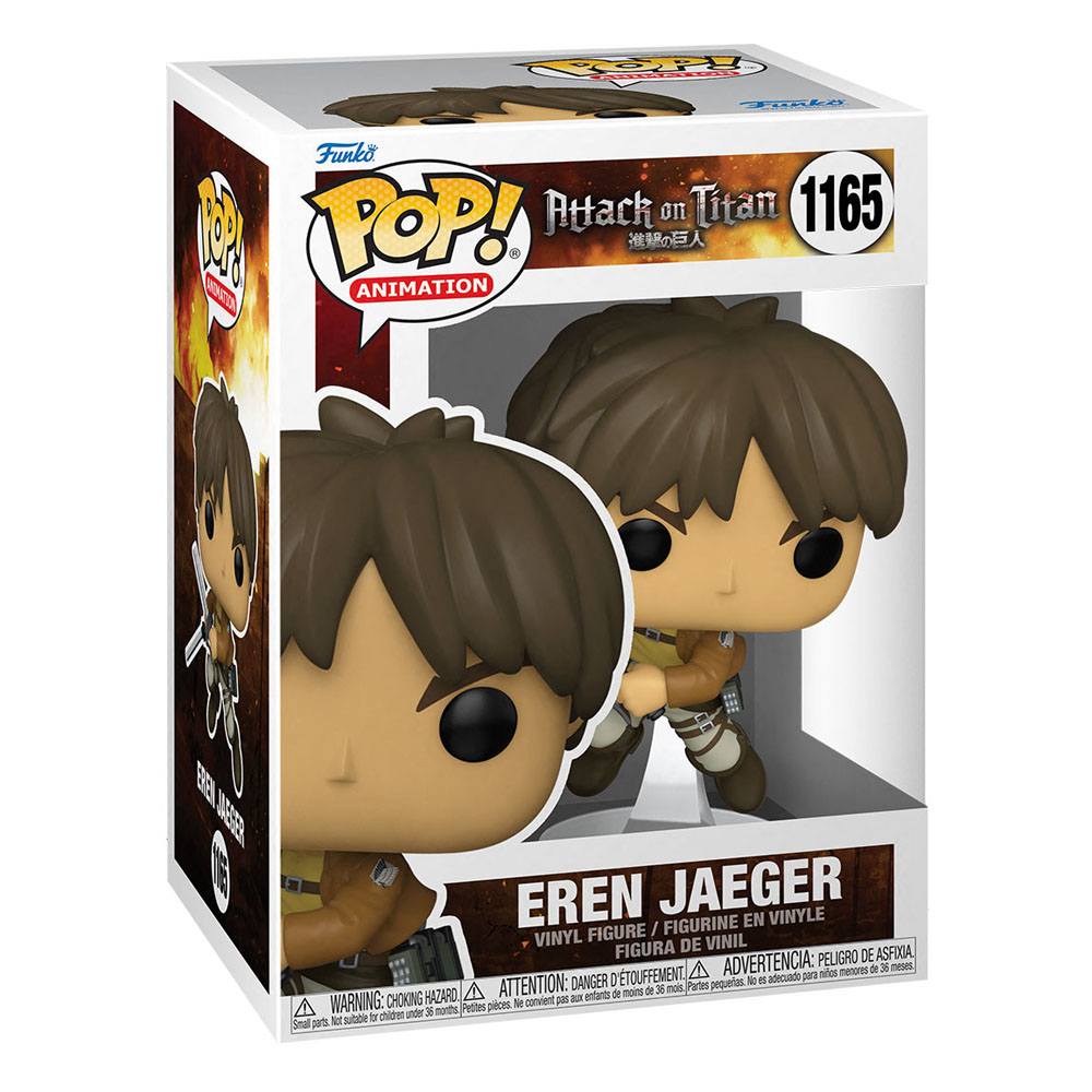 Attack on Titan POP! Animation Vinyl Figur Eren Yeager 9 cm