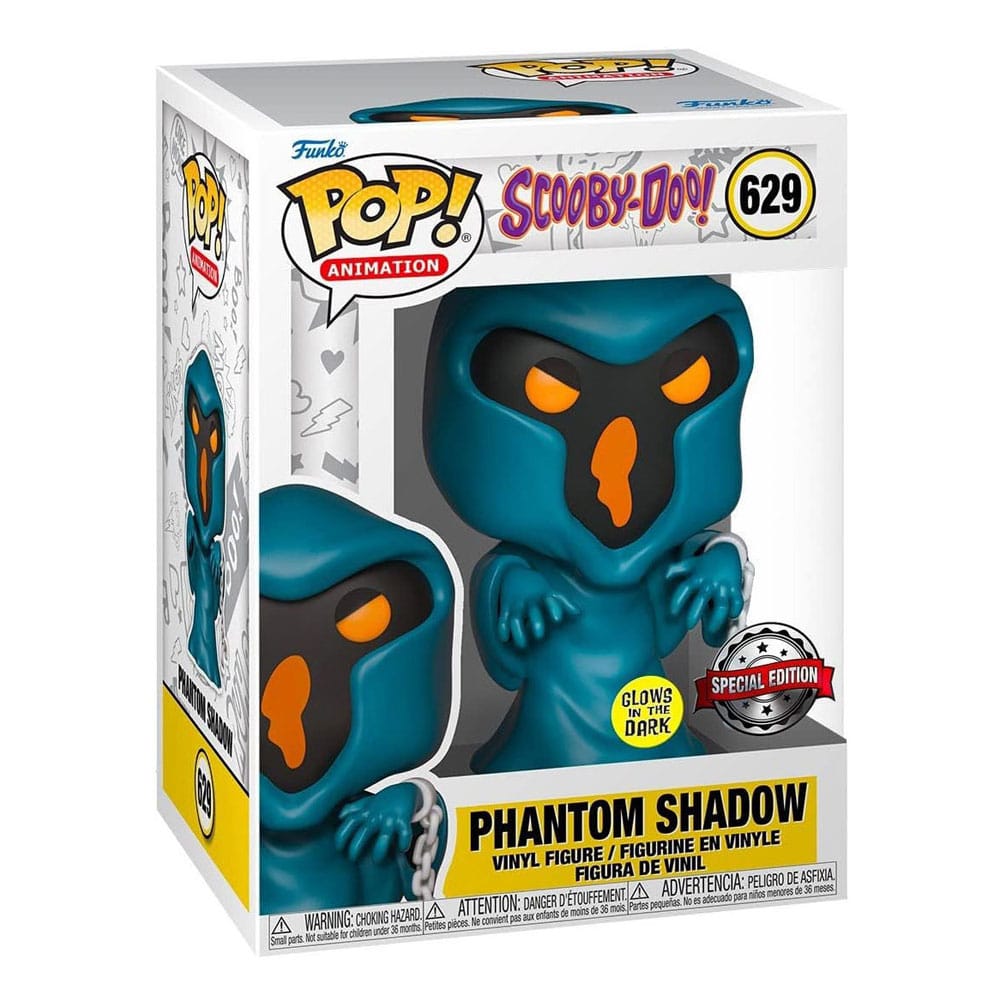 Scooby Doo Pop! Animation Vinyl Figur Phantom Shadow(GW) 9 cm