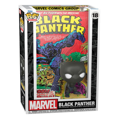 Marvel POP! Comic Cover Vinyl Figur Black Panther 9 cm