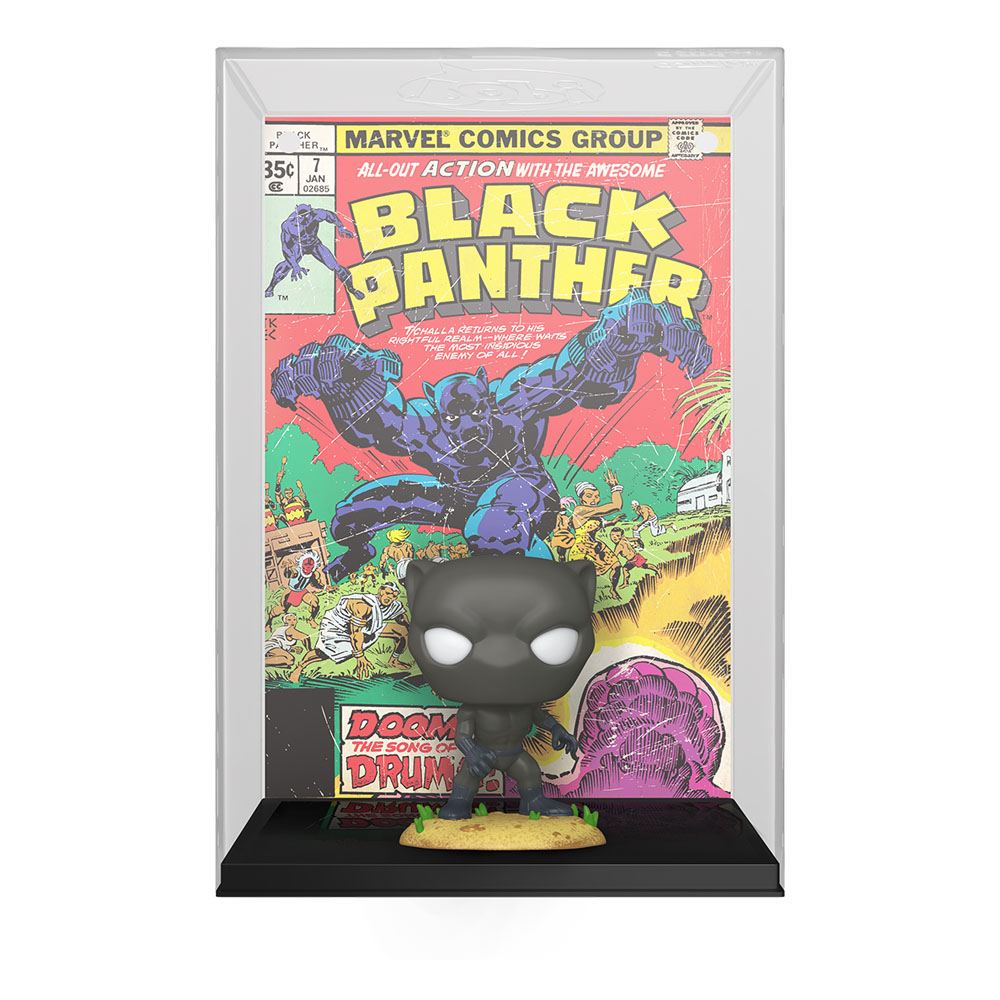 Marvel POP! Comic Cover Vinyl Figur Black Panther 9 cm