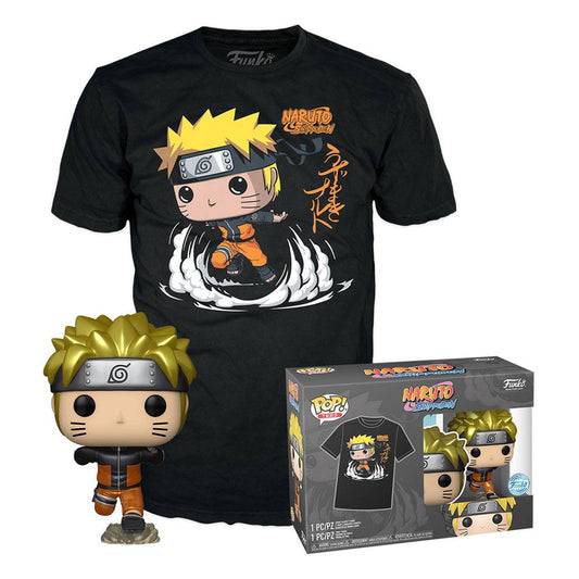 Naruto POP! & Tee Vinyl Figur & T-Shirt Set Naruto Running Größe M