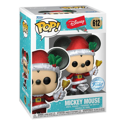 Disney POP! Vinyl Figur Holiday Mickey Mouse (Diamond Collection) Special Edition 9 cm