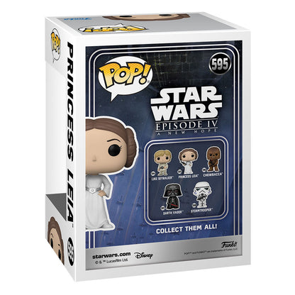 Star Wars New Classics POP! Star Wars Vinyl Figur Leia 9 cm