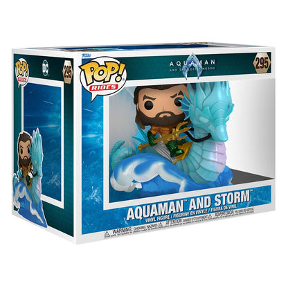 Aquaman and the Lost Kingdom POP! Rides Deluxe Vinyl Figur Aquaman & Storm 15 cm