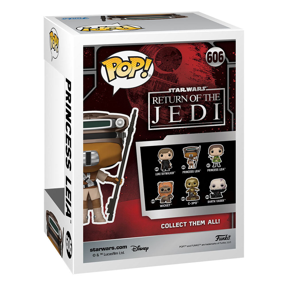 Star Wars Return of the Jedi 40th Anniversary POP! Vinyl Figur Leia (Boushh) 9 cm