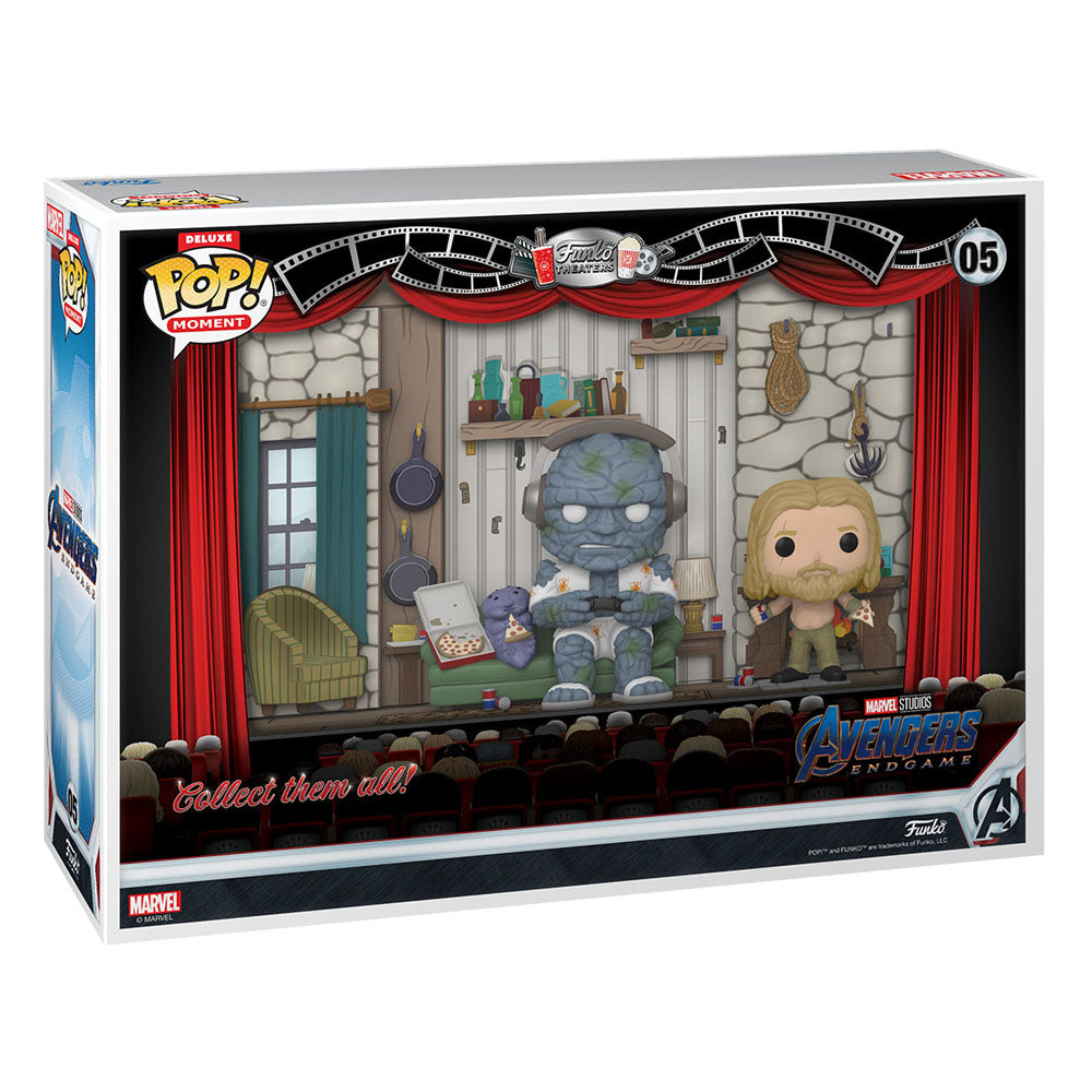 Avengers Endgame POP Moments Deluxe Vinyl Figuren 2er-Pack Thor's House 9 cm