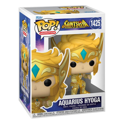 Saint Seiya POP! Animation Figur Gold Aquarius Hyoga 9 cm