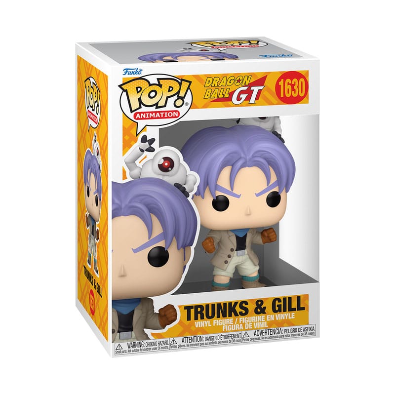 Dragon Ball GT POP! Animation Vinyl Figur Trunks & Gill 9 cm