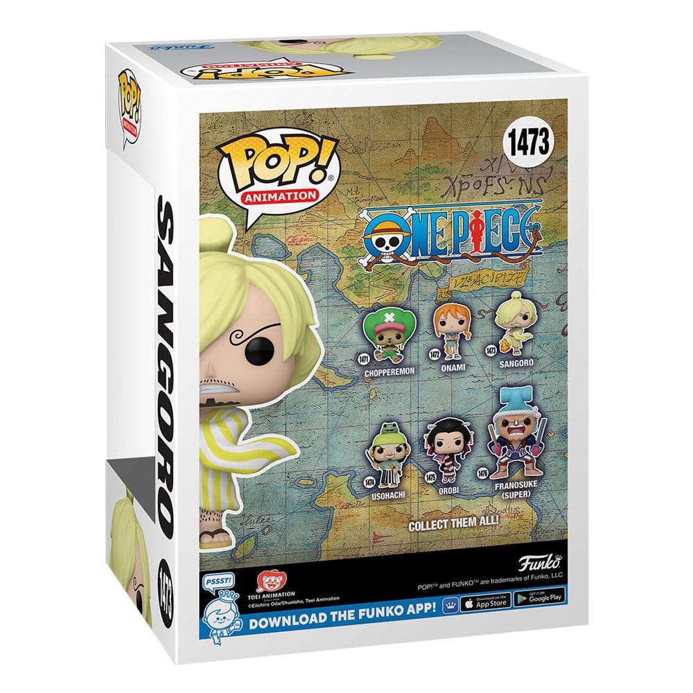 One Piece POP! Animation Vinyl Figur Sangoro (Wano) 9 cm