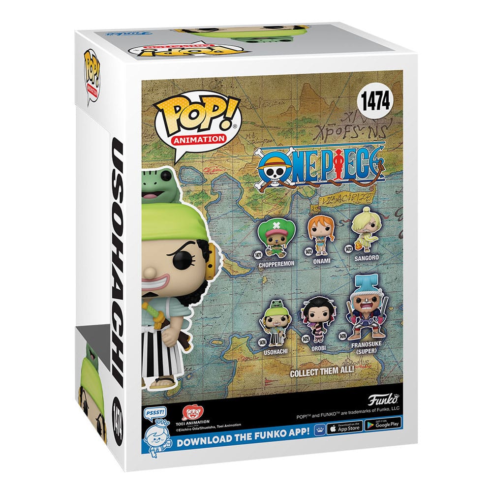 One Piece POP! Animation Vinyl Figur Usohachi (Wano) 9 cm