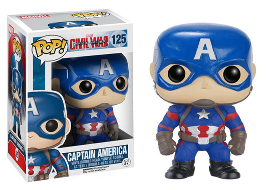 Captain America Civil War POP! Vinyl Wackelkopf Captain America 10 cm