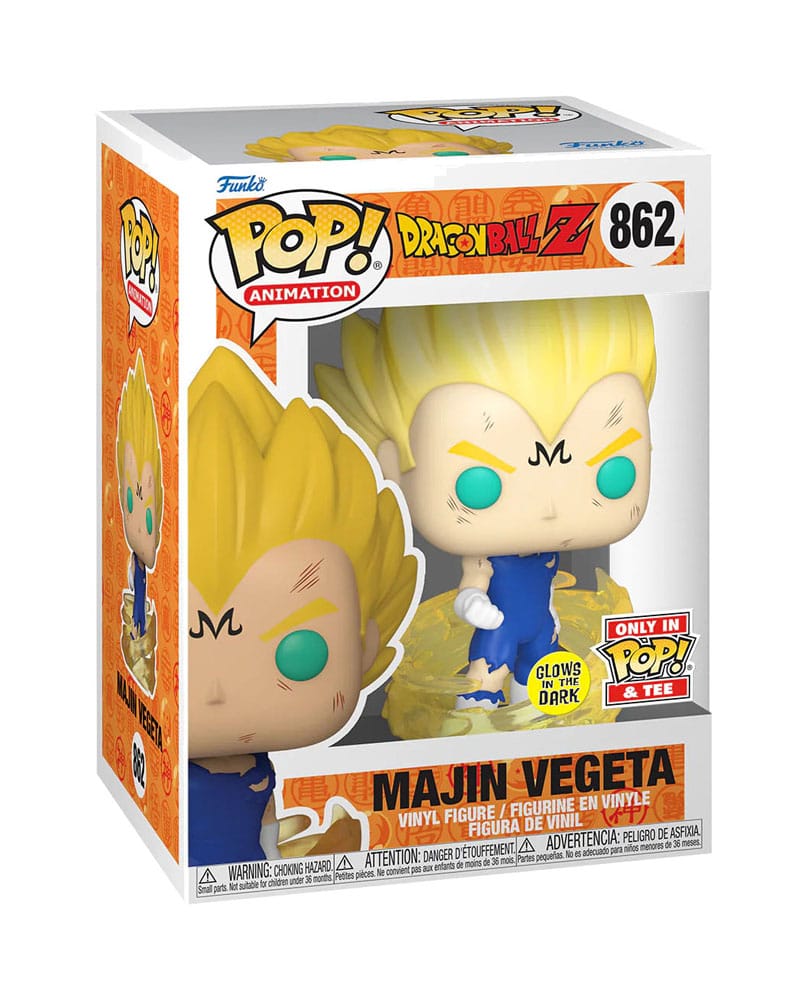 Dragonball Z POP! & Tee Vinyl Figur & T-Shirt Set Majin Vegeta (GW) Größe L