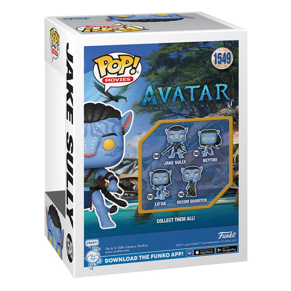 Avatar: The Way of Water POP! Movies Vinyl Figur Jake Sully (Battle) 9 cm