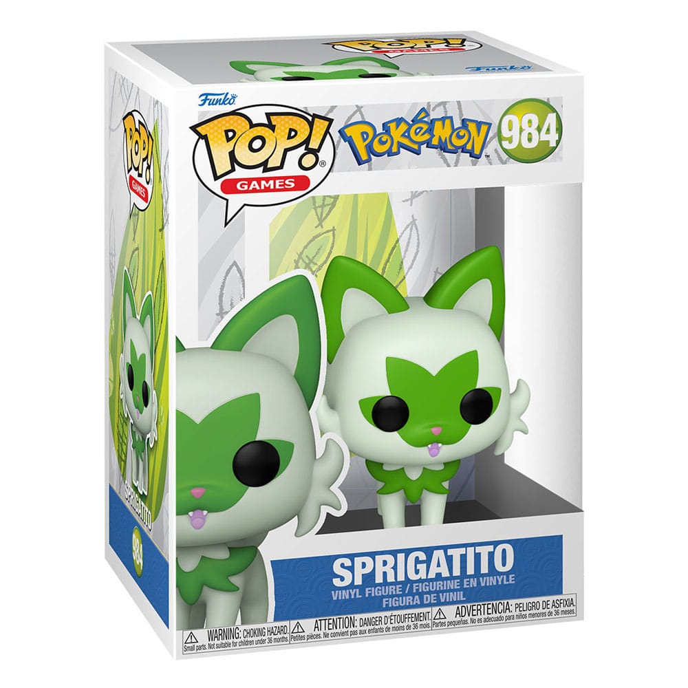 Pokemon POP! Games Vinyl Figur Sprigatito(EMEA) 9 cm