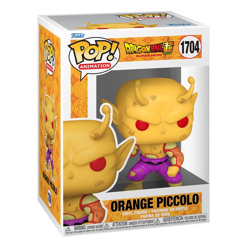 Dragon Ball Super: Super Hero POP! Animation Vinyl Figur Orange Piccolo 9 cm