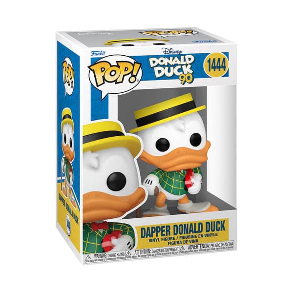 Disney DD 90th Anniversary POP! Disney Vinyl Figur Donald Duck(dapper) 9 cm