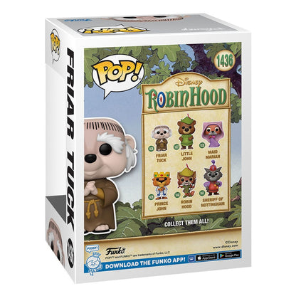 Robin Hood POP! Disney Vinyl Figur Friar Tuck 9 cm