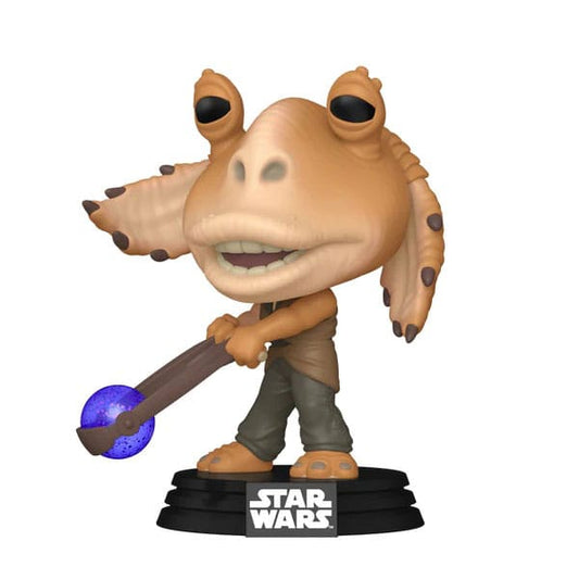 Star Wars: Episode I - Die dunkle Bedrohung Anniversary POP! Vinyl Figur Jar Jar Binks w/ Booma Balls 9 cm