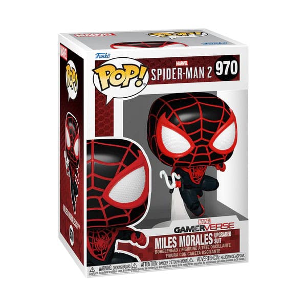 Spider-Man 2 POP! Games Vinyl Figur Miles Morales 9 cm