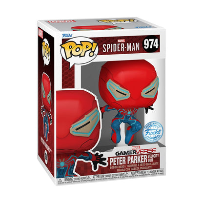 Spider-Man 2 POP! Games Vinyl Figur Velocity Suit Exclusive 9 cm