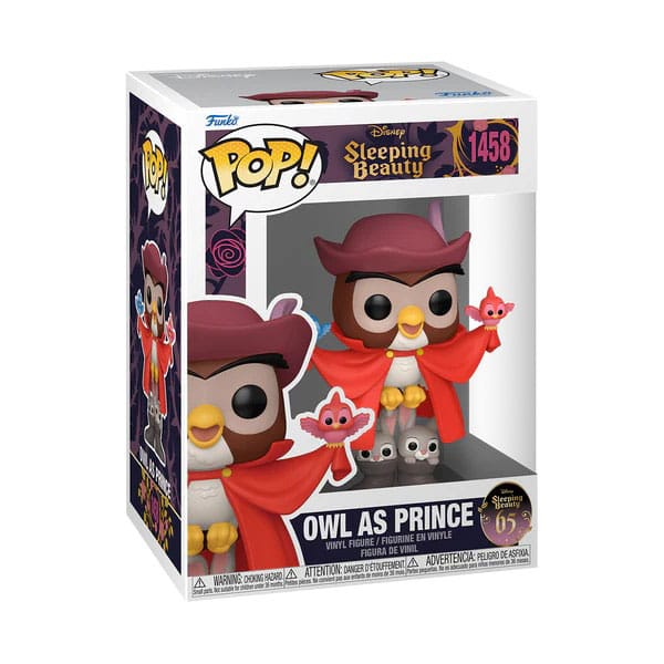 Dornröschen 65th Anniversary POP! Disney Vinyl Figur Owl as Prince 9 cm