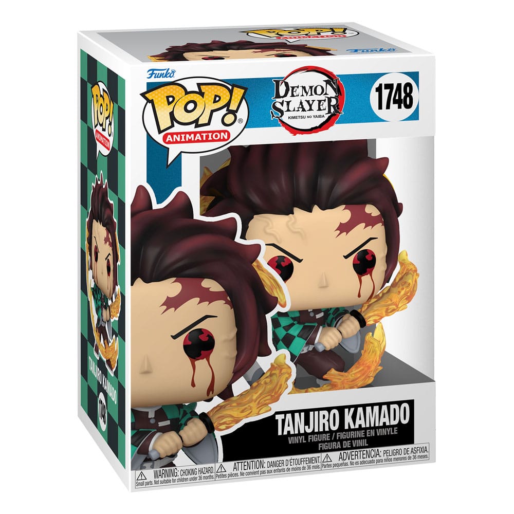 Demon Slayer: Kimetsu no Yaiba POP! Animation Vinyl Figuren Tanjiro(Sun Breathing) 9 cm