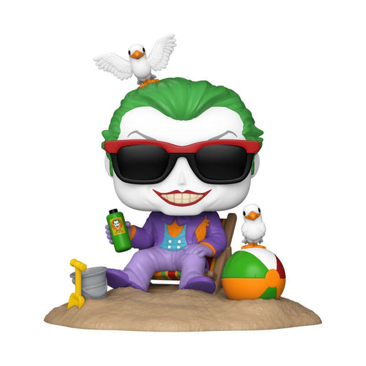 Batman 85th Anniversary POP! Deluxe Vinyl Figur The Joker (Beach) 9 cm