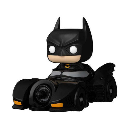 Batman 85th Anniversary POP! Rides Deluxe Vinyl Figur Batman w/Batmobi 9 cm