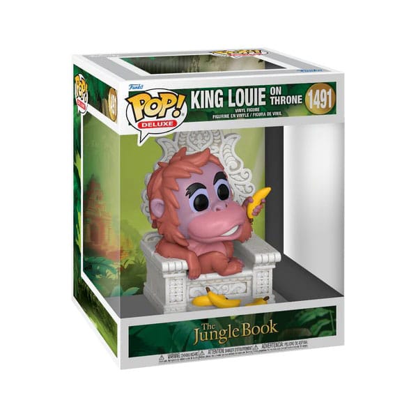 Das Dschungelbuch POP! Deluxe Vinyl Figur King Louie on throne 13 cm