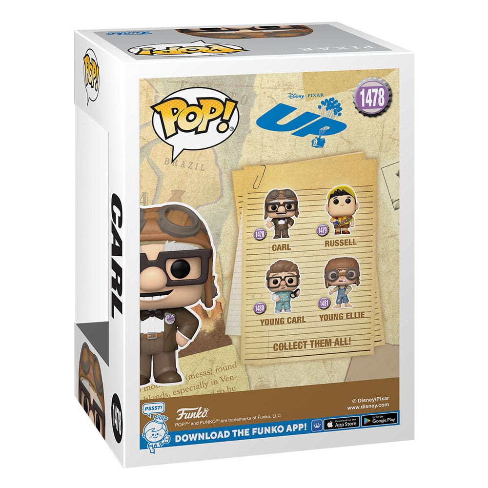 Oben 2 POP! Movies Vinyl Figur Carl 9 cm