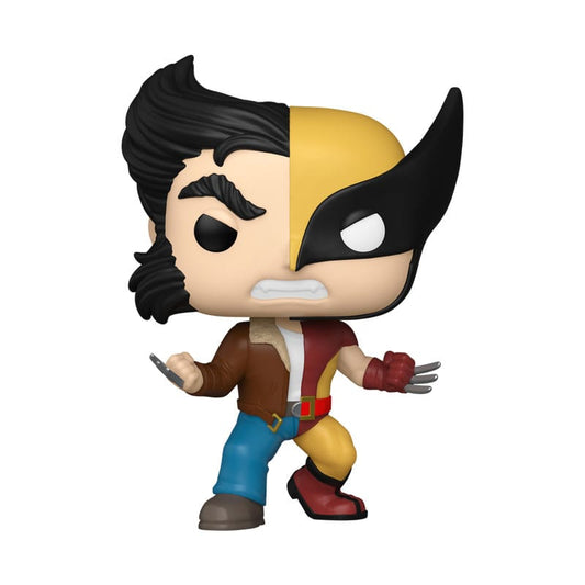 Marvel POP! Vinyl Figur Split- Wolverine/Logan 9 cm