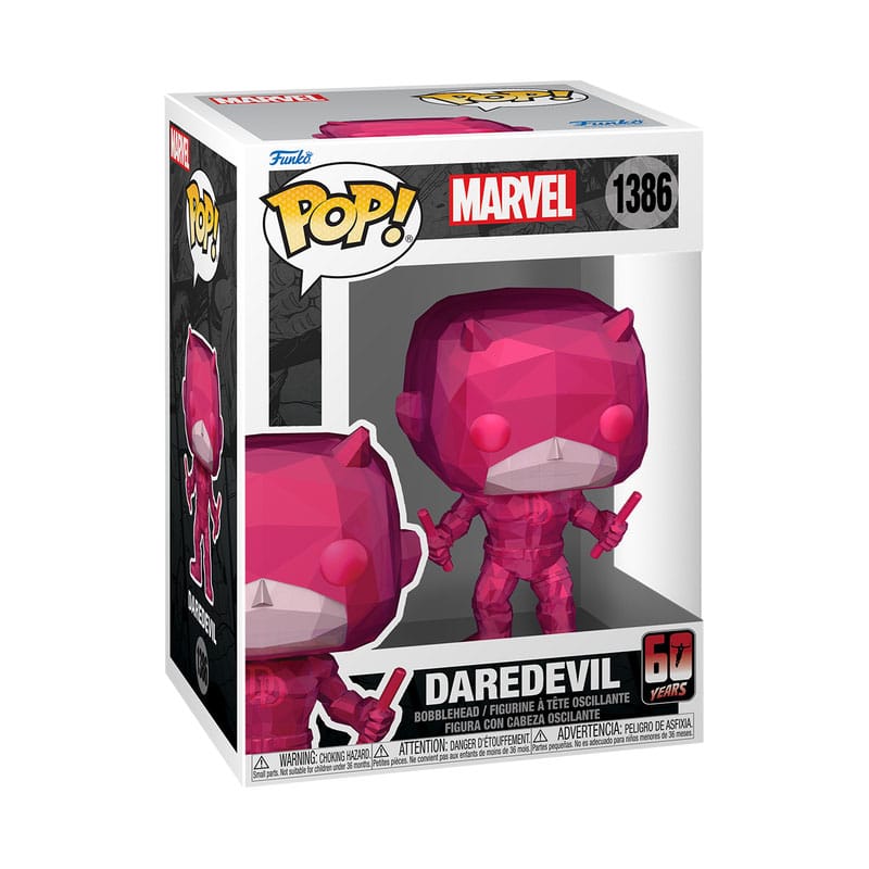 Daredevil 60th Anniversary POP! Vinyl Figur Daredevil(Facet) 9 cm